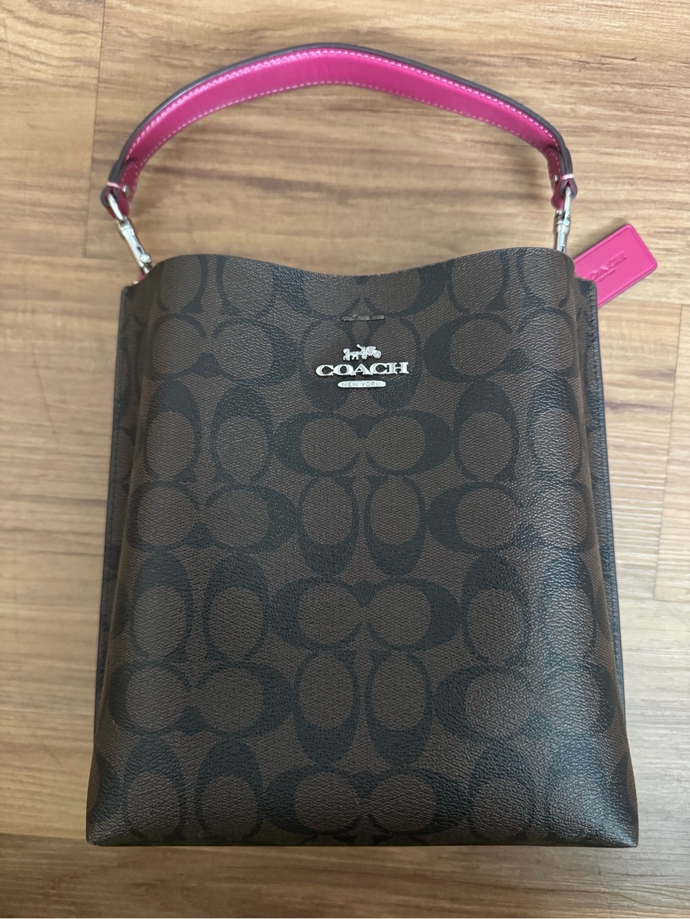 Coach Mollie Bucket Bag 22 in Signature Canvas